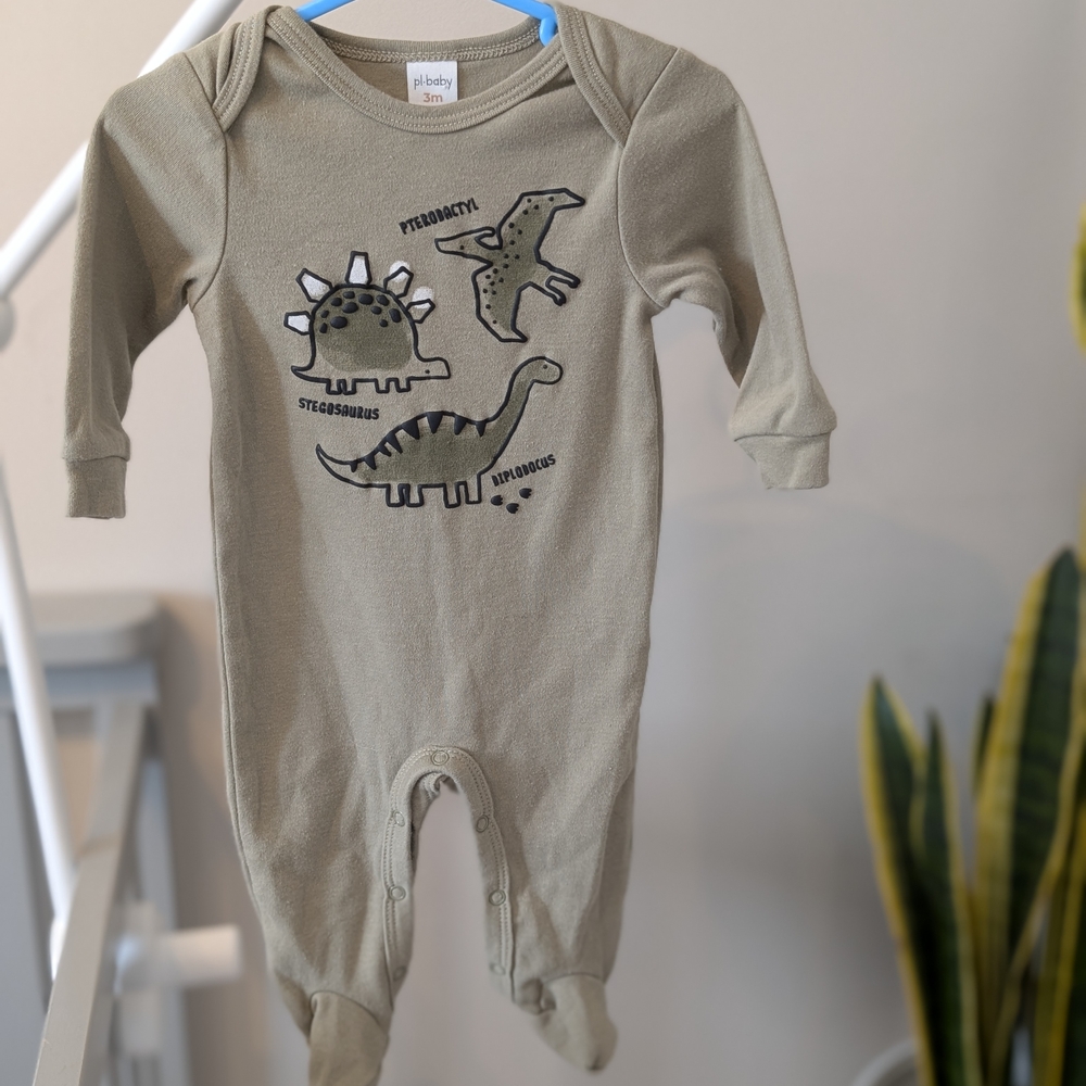 Olive Dinosaur One Piece